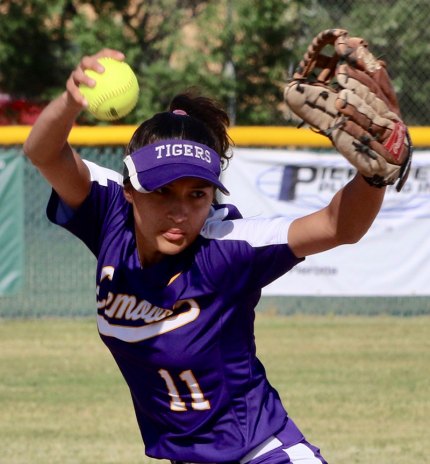 Lemoore's Tomi Ford pitched for the Tigers in the disappointing loss to Hanford Wednesday afternoon.
